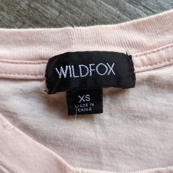 Wildfox • “Stay Wild” Pink & Cheetah Print T-Shirt 🩷🐆 - Picture 4 of 4